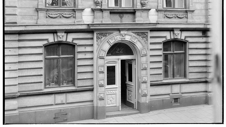 Fasad Anno 1961. Källa/upphov: Margareta Cramér (f. 1926)