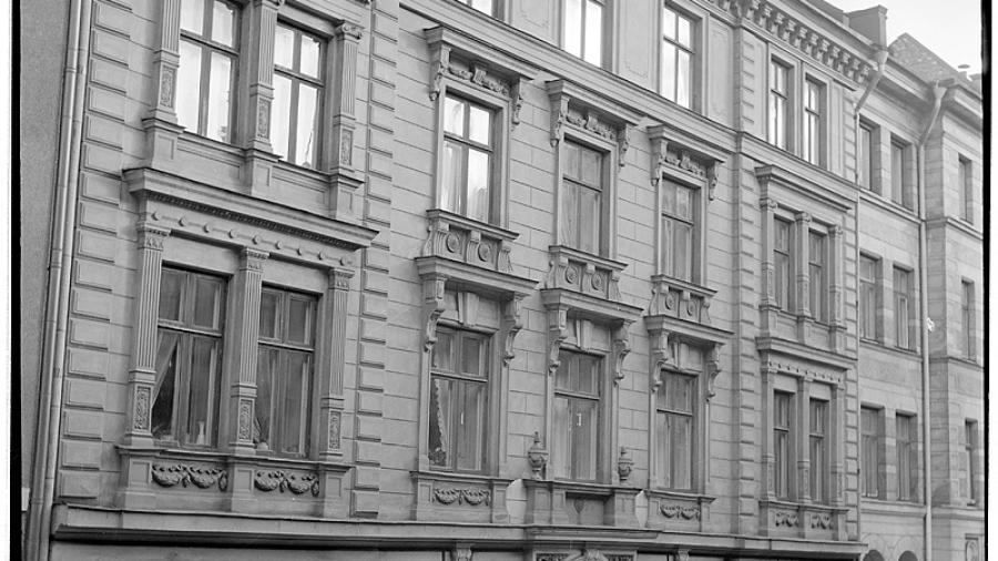 Fasad Anno 1961. Källa/upphov: Margareta Cramér (f. 1926)